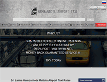 Tablet Screenshot of hambantotaairport.info